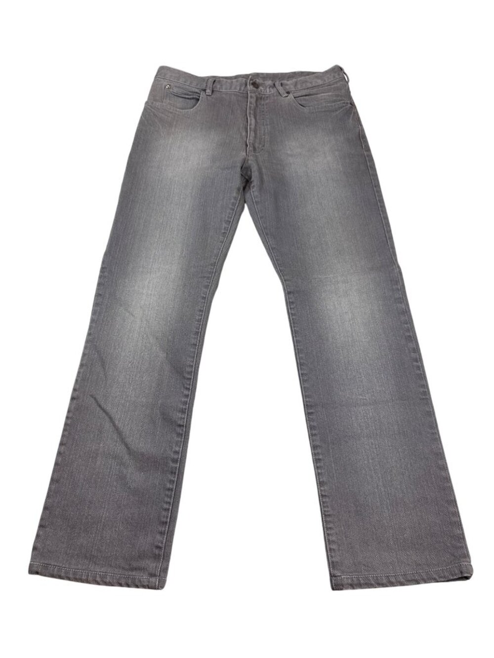 ZegnaSport Denim Project Gray Slim Fit Jeans Mens 34 98% Cotton (NN528)